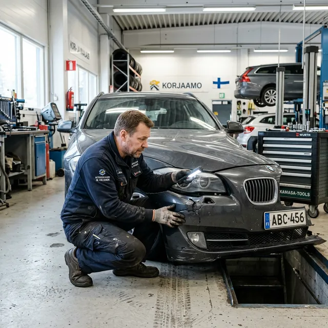 Vahinkoilmoituksen tekeminen ja tarkastus